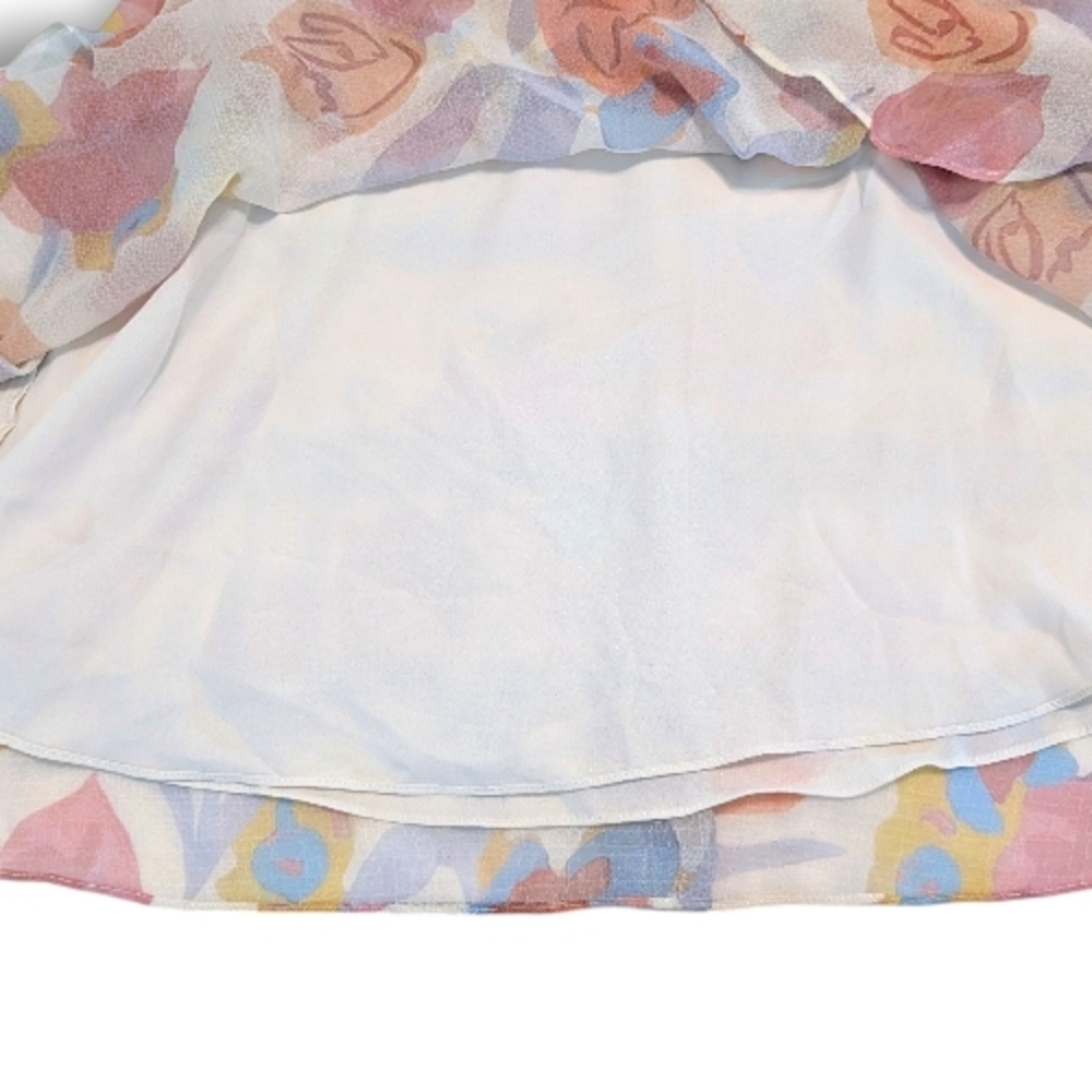 New Ted Baker Juleah Ruched Sleeve Detail Floral Print Mini Dress NWT - Picture 9 of 12
